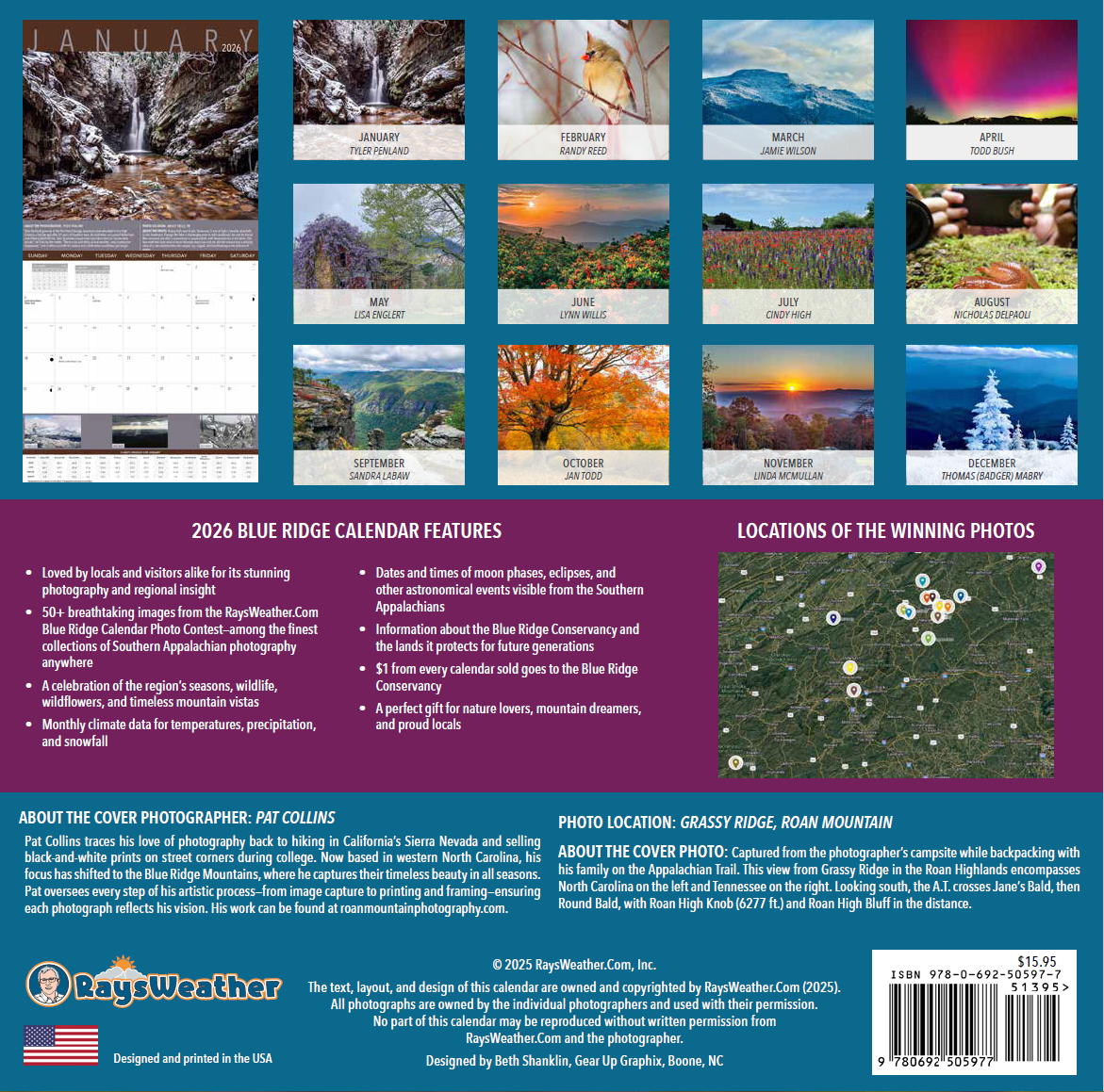 2026 Blue Ridge Calendar