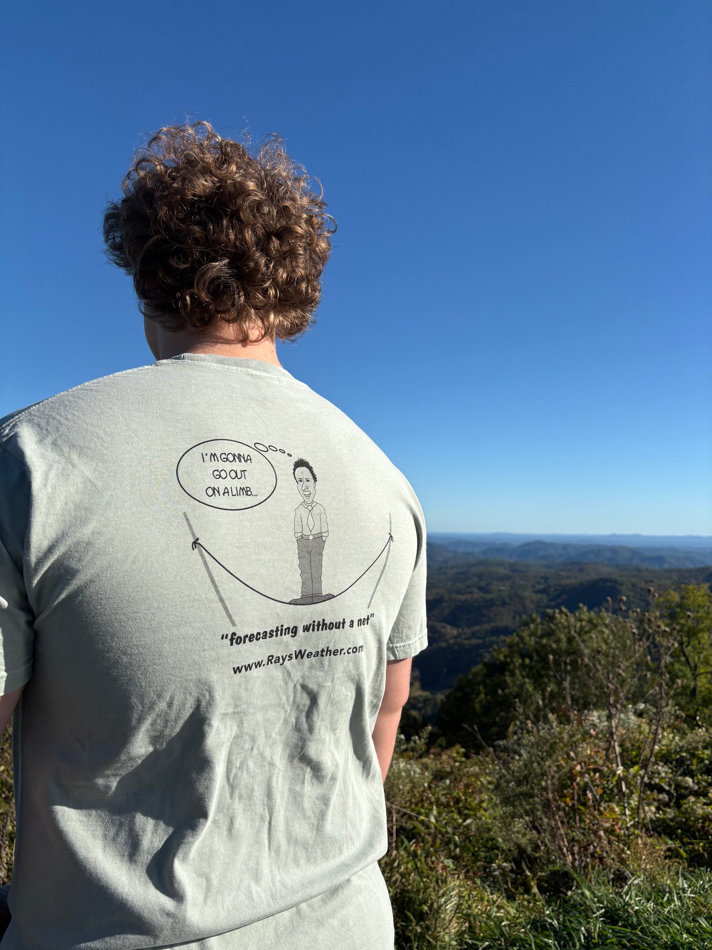 RaysWeather.Com "Out on a Limb" T-shirt (short sleeve)